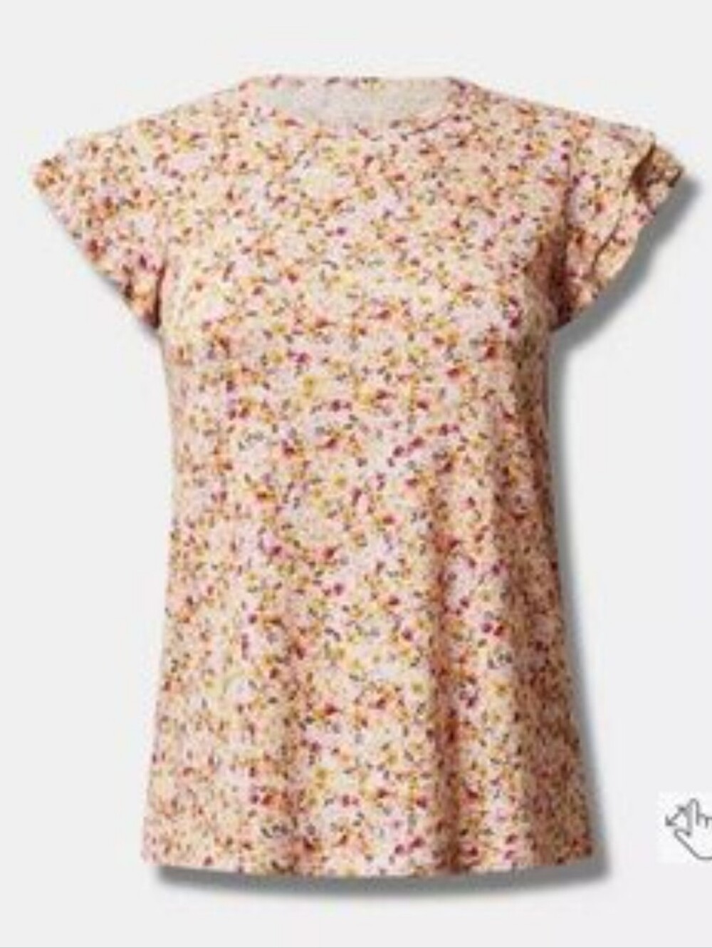 NWT Torrid Ditsy Floral Cap-Sleeve Women's Top size 3x